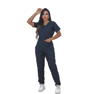 Pijama Cirúrgico Clássico Oxford Pijama de Trabalho Hospitalar