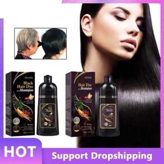 shampoo 3 em 1 para tintura de cabelo Shampoo Tintura Para Cabelos Branca Cinza Capa Natural Rápida Reparo Limpeza A Seco Raízes Nutritivas Restaurar Pretos