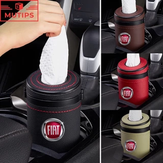 Fiat Carro Couro Caixa Redonda De Papel Toalha Cilindro Para Uno Toro 500 Bravo Punto Palio Argo Stilo Strada Mobi