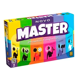Jogo De Tabuleiro Educativo Perguntas E Respostas Master 03572 - Grow