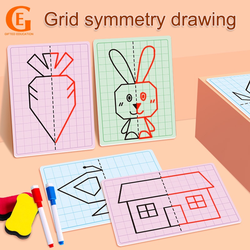 Treinamento De Controle De Caneta Desenho De Conjunto De Brinquedos Padrão Com Apagável Montessori Kid Early Learning Educational Toys