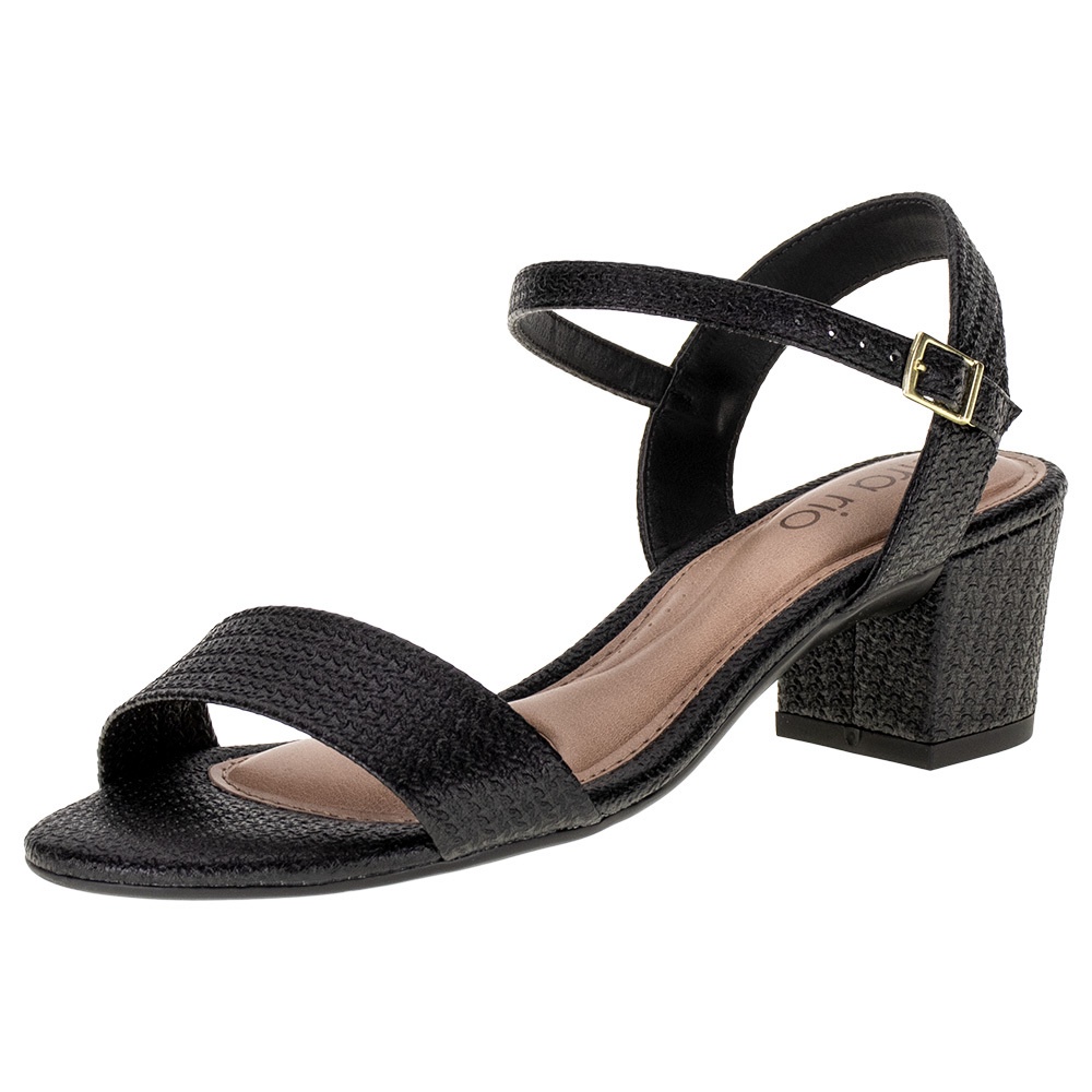 Sandália Feminina Salto Grosso Beira Rio - 82461176 | Shopee Brasil