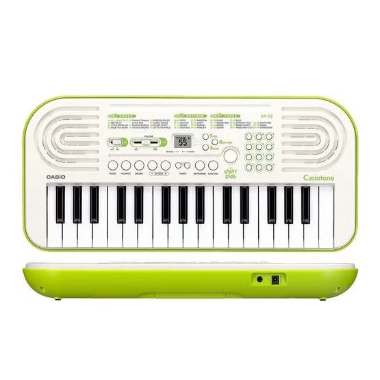 Teclado Musical Infantil Casio SA46 Verde