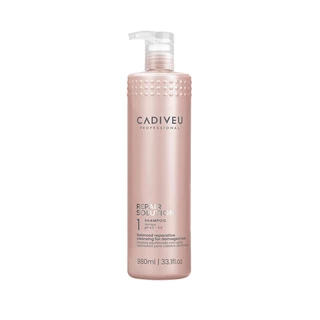 Cadiveu Professional Repair Solution Shampoo Reparador 980ml em Oferta na Shopee