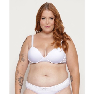 Sutiã Plus Size Avulso Com Base Bojo Casca Branco
