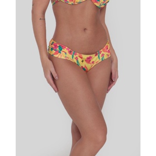 Biquíni Calcinha Estampado Floral Amarela