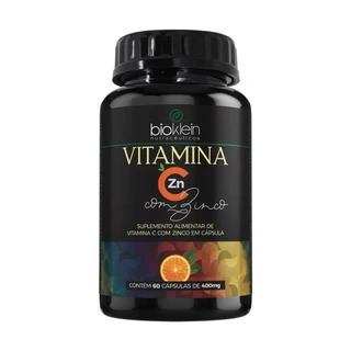 Vitamina C com Zinco 60 Cápsulas Bioklein