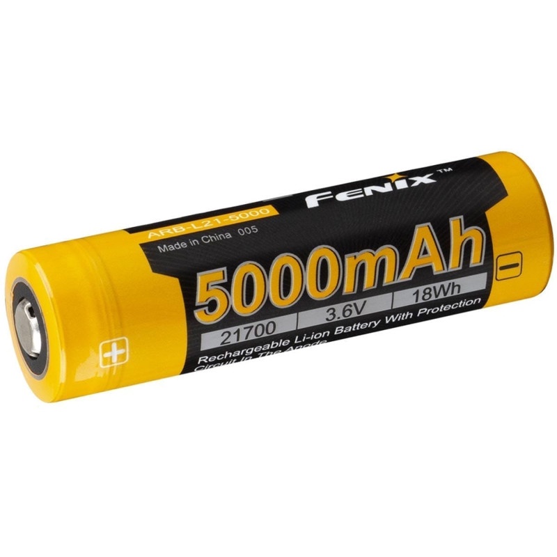 Batterie rechargeable Lithium-Ion 21700 3.6V 5000h