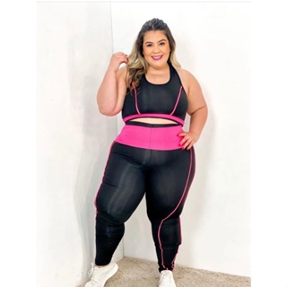 Conjunto Academia Feminino Estampado Colorido Tam G, Calça Feminina Só  Lola Nunca Usado 85480350