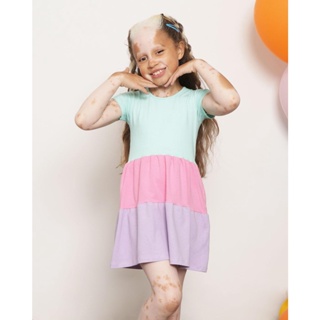 Vestido Infantil Três Marias Verde