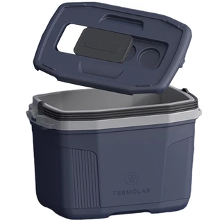 Caixa Térmica 32 Litros Cooler Praia 45 Latas Azul Termolar em Oferta na Shopee