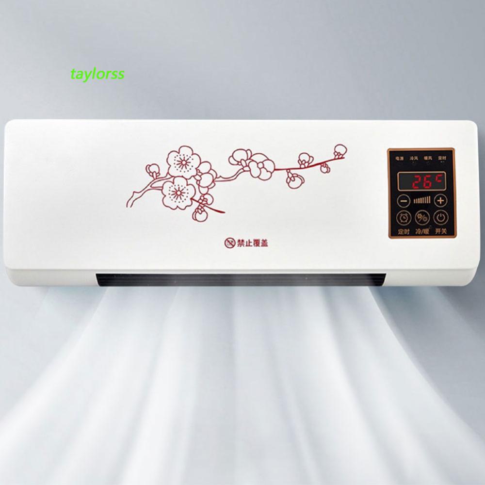 Mini Resfriador De Ar De 1800W Montado Na Parede Aquecedor Elétrico Doméstico De 16-40 Graus Ajustável [taylorss.br]