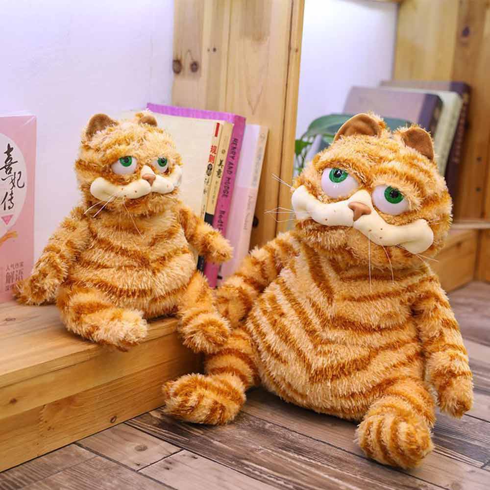 Cartoon Garfield Plush Toy Fat Cat Soft Stuffed Animal Teddy Pillow Doll 12/18''