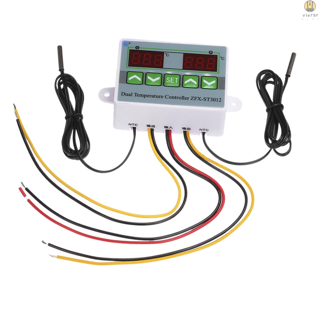 Controlador de temperatura digital inteligente de microordenador con pantalla dual Zfx-st3012