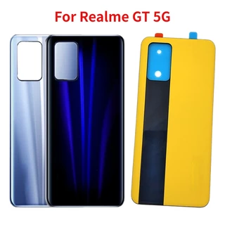 Vidro Traseiro Para OPPO Realme GT 5G RMX2202 Tampa Traseira Da Bateria Substituição Caixa Porta