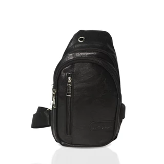 Bolsa Masculina Transversal Sintético Tiracolo Saída Para Fone USB Luka
