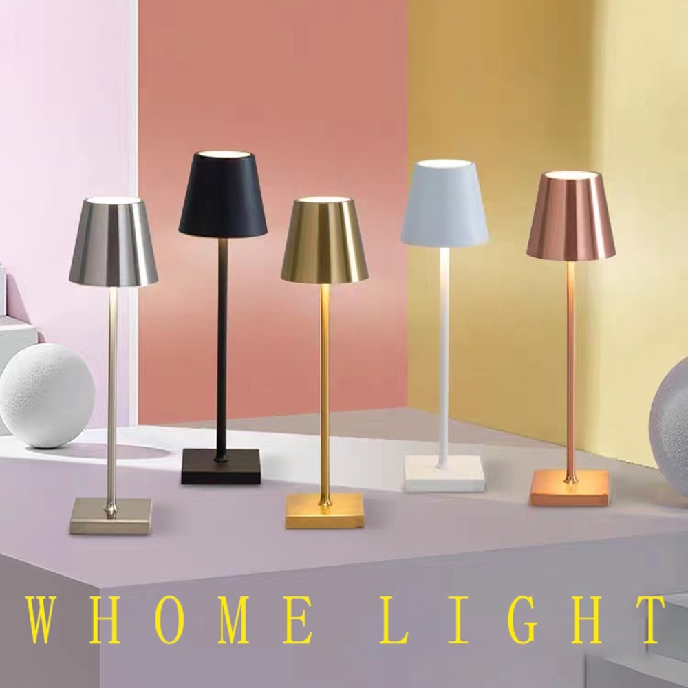 Iluminaria LED Table Lamp USB Battery Power Hotel Desk Restaurante Luxo ...