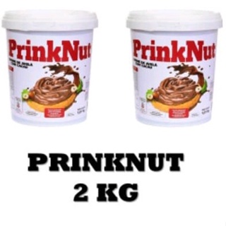 2 Potes De Creme De Avelã Com Cacau Prinknut Cremoso Cada Pote Contém 1Kg