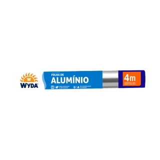 Papel Alumínio 30cm Rolo de 4m Wyda em Oferta na Shopee