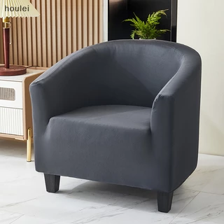 houl Single Sofá Cobertura Do Clube Para Sala De Estar Elástica Relaxante Protetora De Poltrona Spandex Cor Sólida Home Hotel