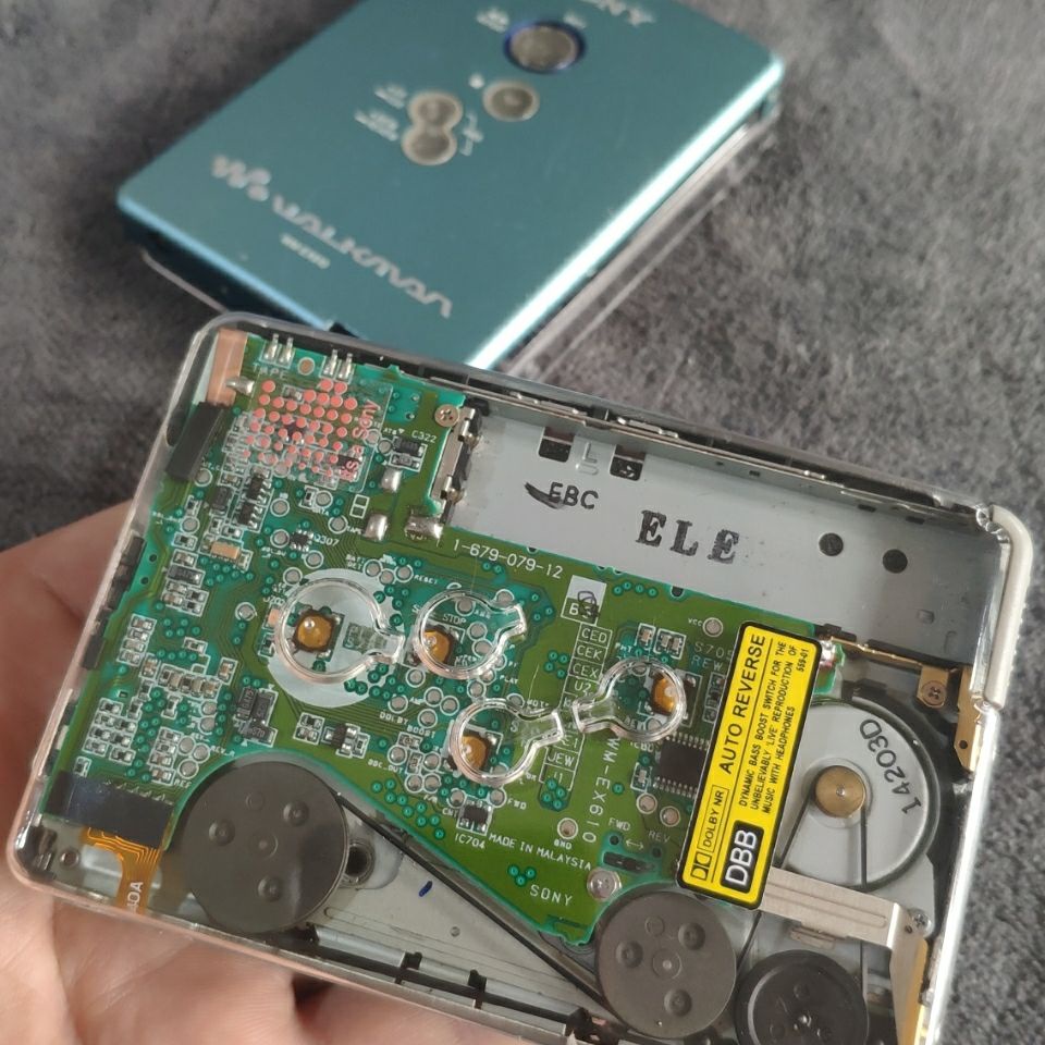Sony EX610 fita Walkman shell transparente shell modificado shell ...