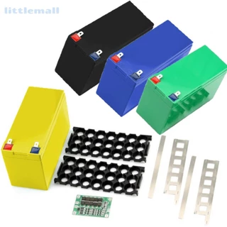 Porta Caixa De Bateria Green/Blue/Black/Yellow Para 12V 7Ah 18650 Células DIY Pack