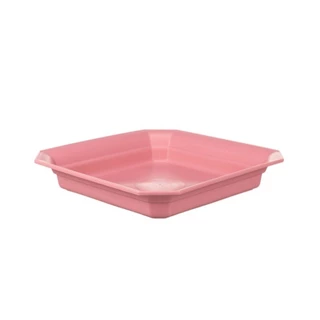 Prato Para Vaso De Planta Quadrado De Plástico 4
