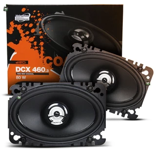 Kit Par Alto Falante Coaxial 80w 4x6 Polegadas Hertz DCX 460 Som Automotivo Premium Profissional