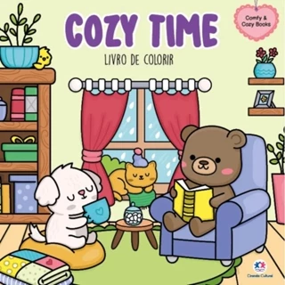Cozy Time | Livro de colorir em Oferta na Shopee