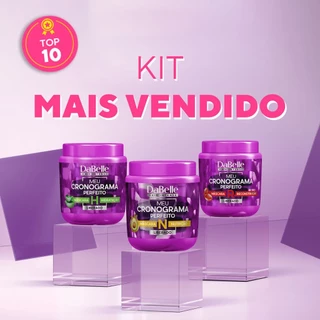 Kit DaBelle Hair Intense Meu Cronograma Perfeito - 3 Máscaras 400g