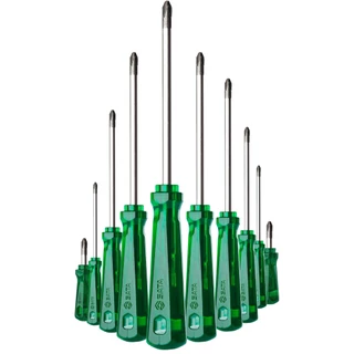 Chave Phillips - Com Cabo Pvc Translucido Verde - Sata