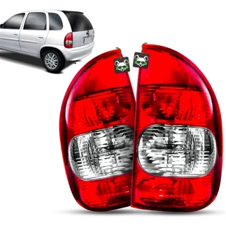 Lanterna Traseira Fumê Corsa Bolha 4 Portas 2000 2001 2002
