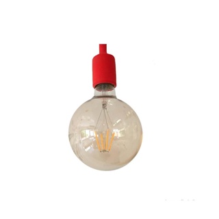 Lâmpada de filamento de LED gota E27 4W bivolt 2500K amarela Trop