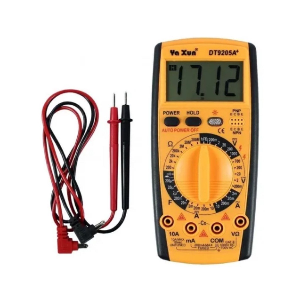 Multímetro Digital Yaxun 9205A+