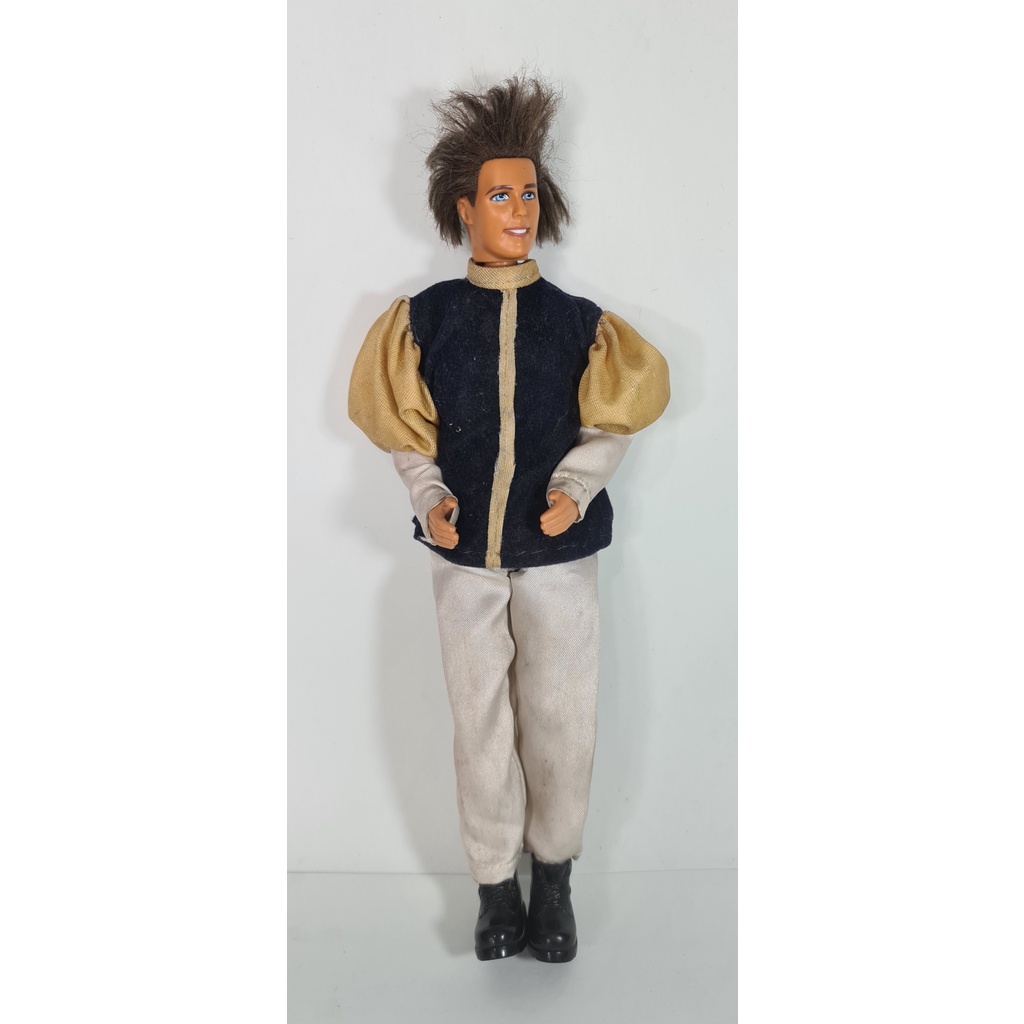 Bambola Ken Totally Cool By Mattel | Abito Nero E Camicia Bianca | Vintage