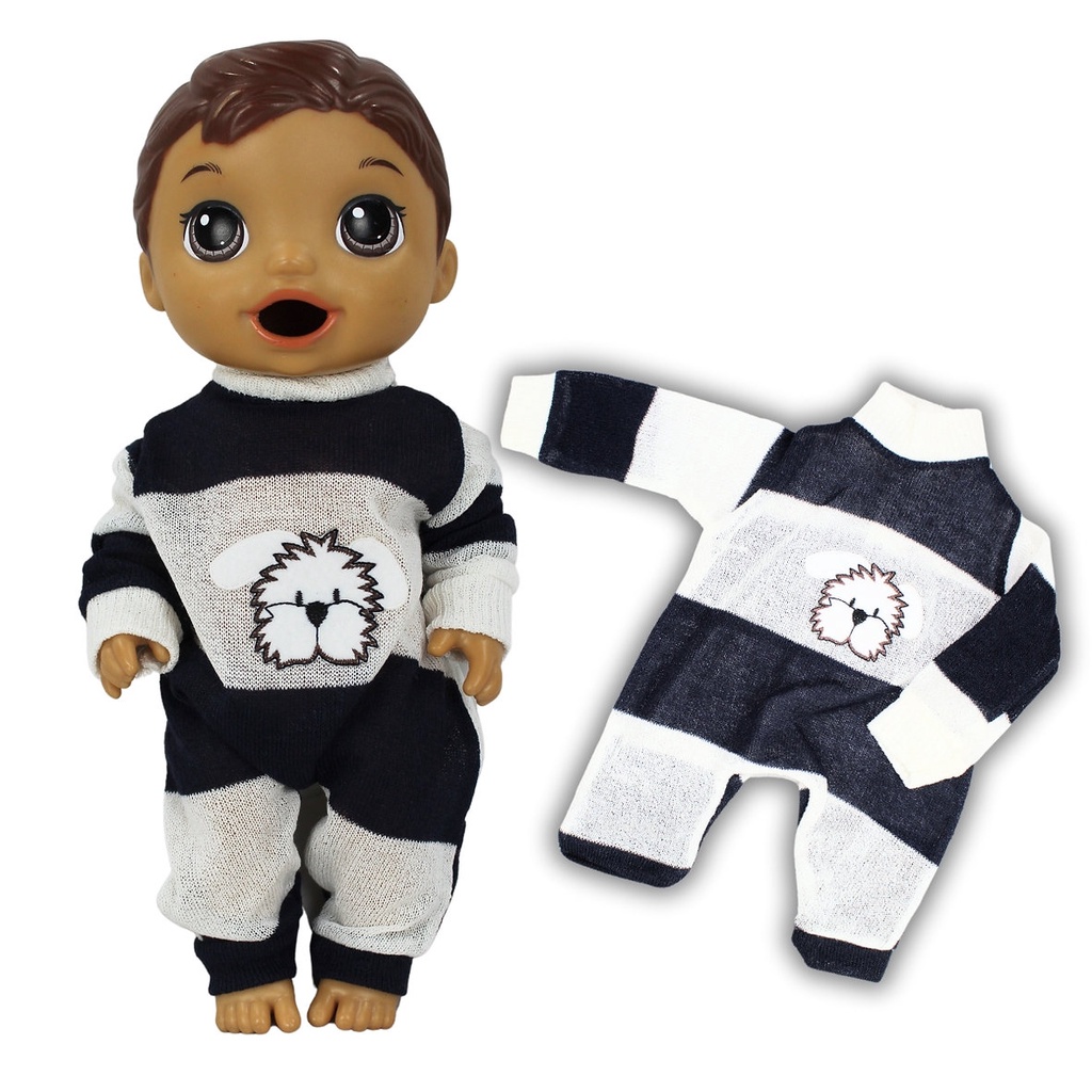 Roupas com sapatinho para boneca baby Alive de 28-35cm cores sortidas  vários modelos