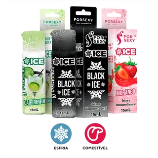 Gel Beijável e Comestível Excitante ICE 15ml - For Sexy