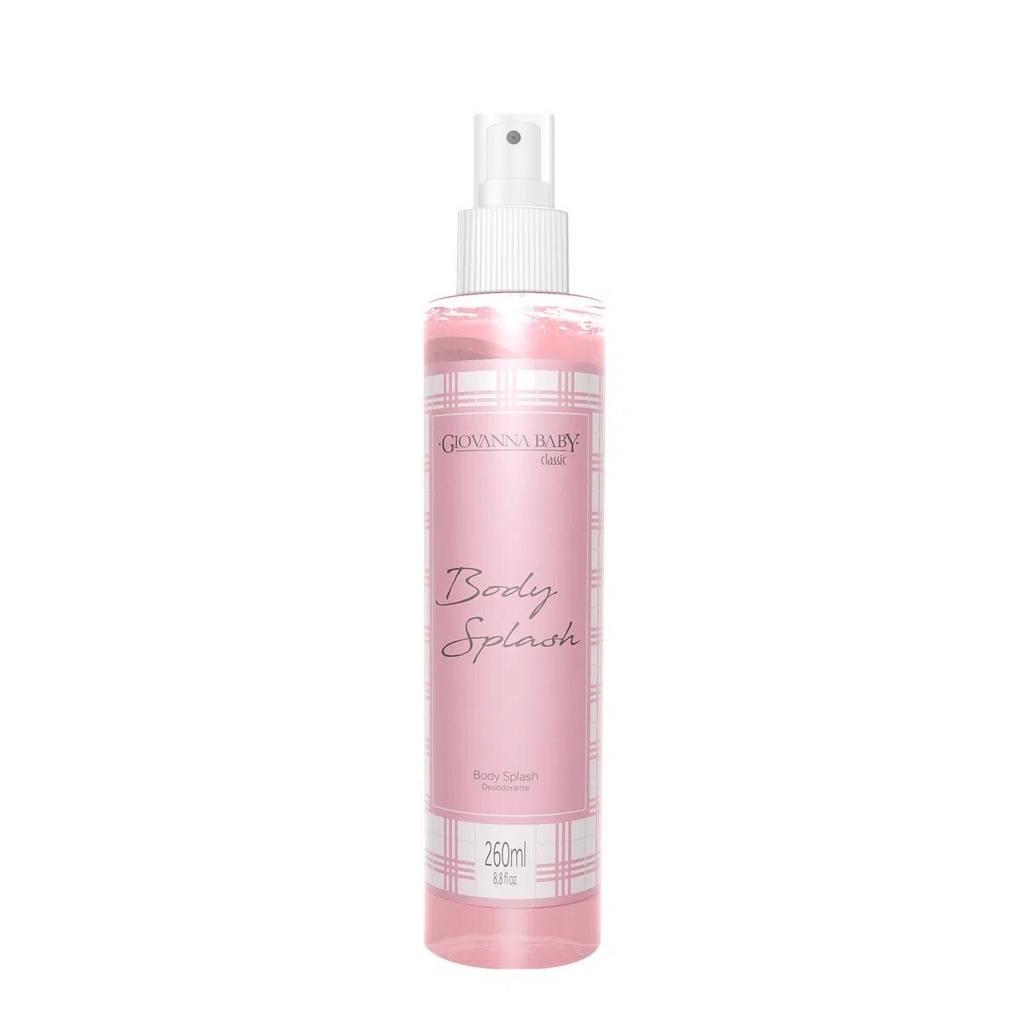 BODY SPLASH GIOVANNA BABY CLASSIC ROSA FEMININA 260ML