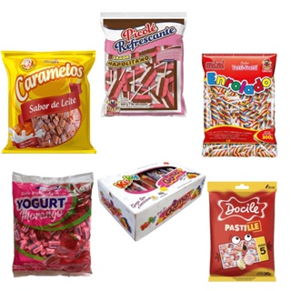 Kit 6 Guloisemas Pirulito Caramelo Pastilha Jujuba Pastilha
