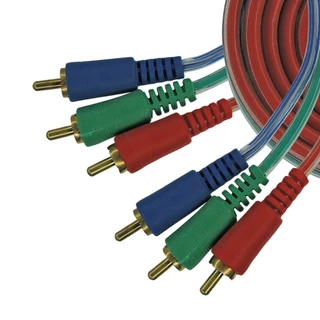 Conecte-se com Qualidade Cabo de Entrada Compatível com Componente 3 + 3 RCA 2 1,80 Metros