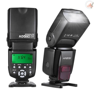 Andoer AD560 IV 2.4G Universal Sem Fio Na Câmera Speedlite Flash Light GN50 Display LCD Para Câmeras DSLR Came-10.04