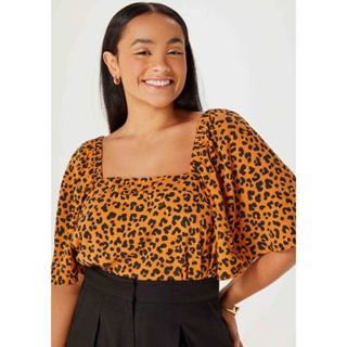 Blusa Feminina Ampla Animal Print Hering