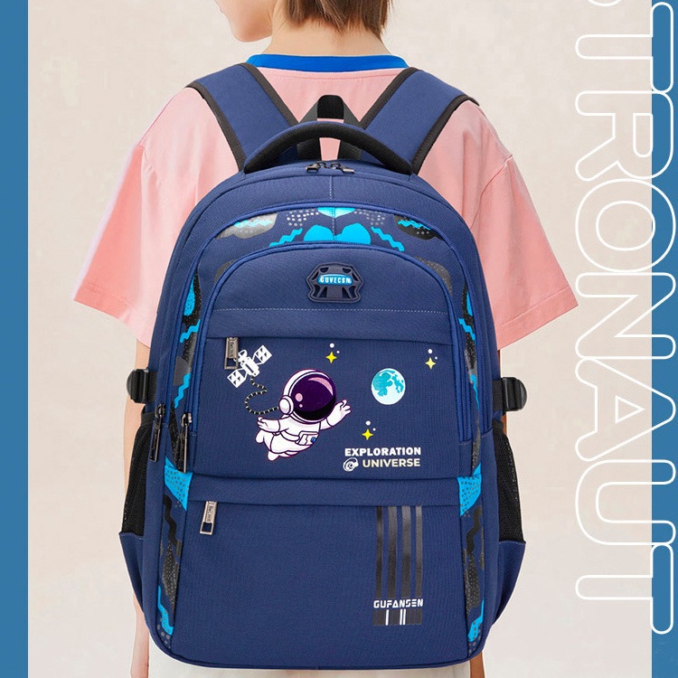 Mochila Grande , Escolar Impermeável Para Menino Ortopédica Estudantes