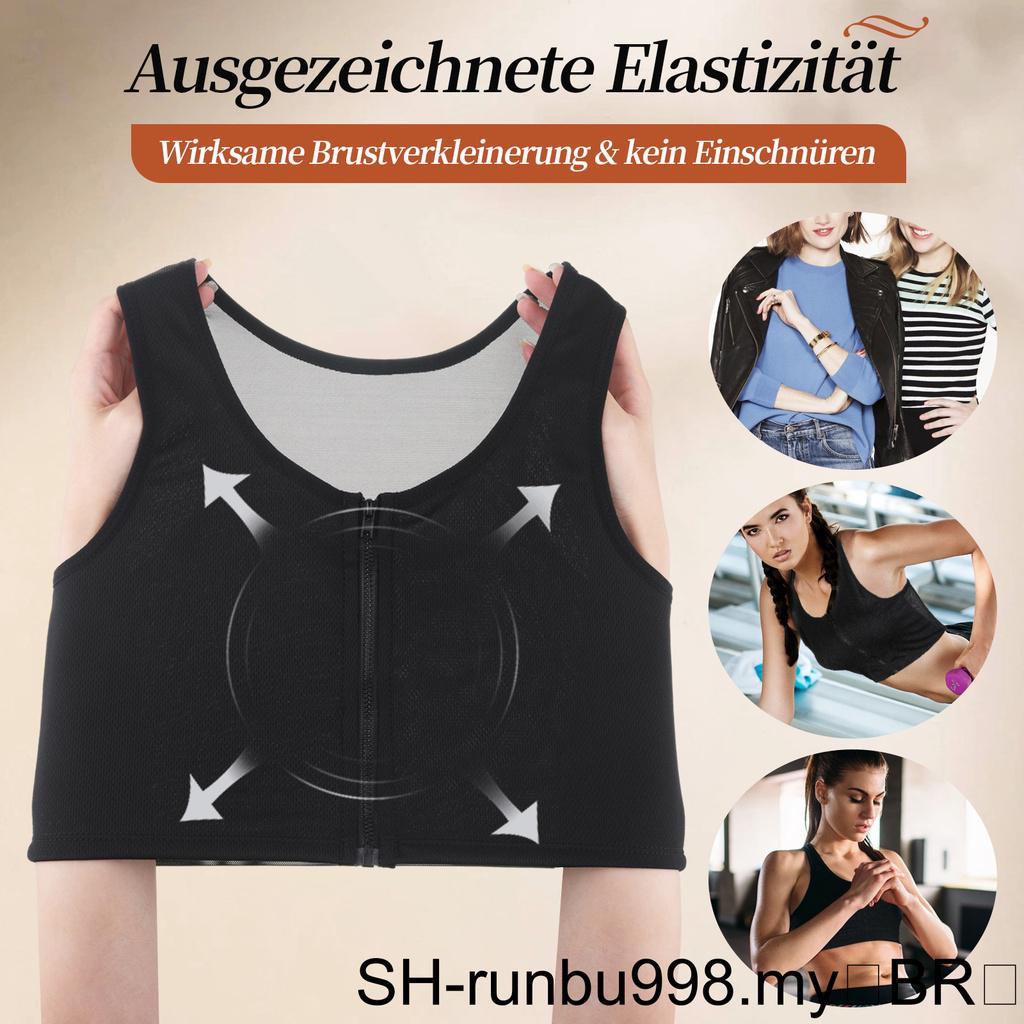 1/2/3 Tank Top Tomboy Camisa De Colete Modelador De Peito Binder Trans ...