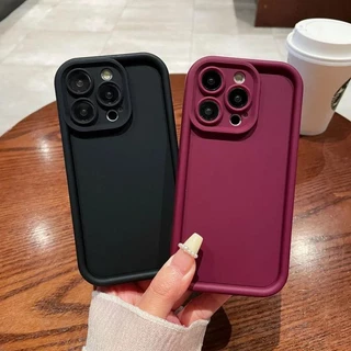 Capa Protetora De Lente De Silicone Colorida Para Telefone Samsung Galaxy A03 A03S A12 A13 A22 A23 A31 A51 A30 A20 A04E A10S A20S A32 4G Traseira À Prova De Choque