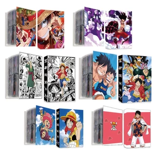 4 Pocket 240 Card One Piece Album Book Anime Map Game Cards Coleção De Cartões Pasta De Encadernação Top Toys