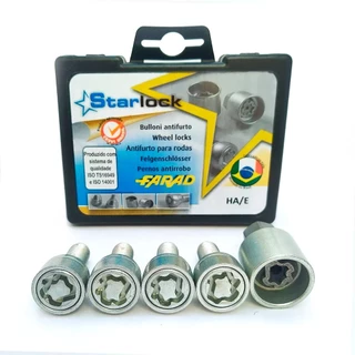 Parafusos Antifurto Original Farad Feitos na Italia Rodas de Liga Leve Mini Cooper Diversos Modelos