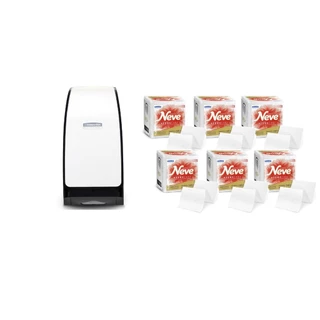 Kit Dispenser Papel Hig Kimberly+Papel Hig Interf Neve 6 un em Oferta na Shopee
