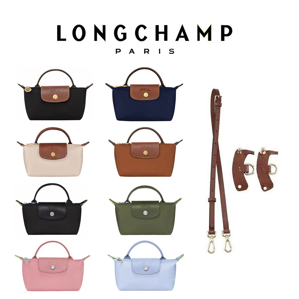 bolsa longchamp Original Le Pliage bolsa transversal mini（Alça de ombro ...