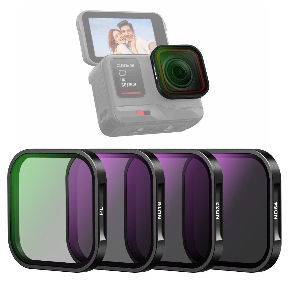 Kit Filtro UV Per Insta360 Ace Pro - Con Adattatore 52mm E Copriobiettivo, Protezione Raggi UV - Foto 2